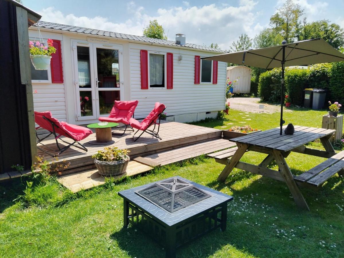 Mobil-Home Coin De Paradis En Cote D'Opale Sur Terrain Prive Et Sa Caravane Hermelinghen Exterior photo